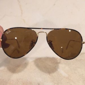 Ray ban tortoise aviators